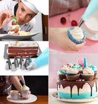 12 Piece Cake Icing Frosting Piping Bag