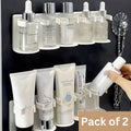 5 Grid Plastic Cosmetic Organiser (Pack of 2)