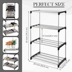 4 Layers Metal Rack
