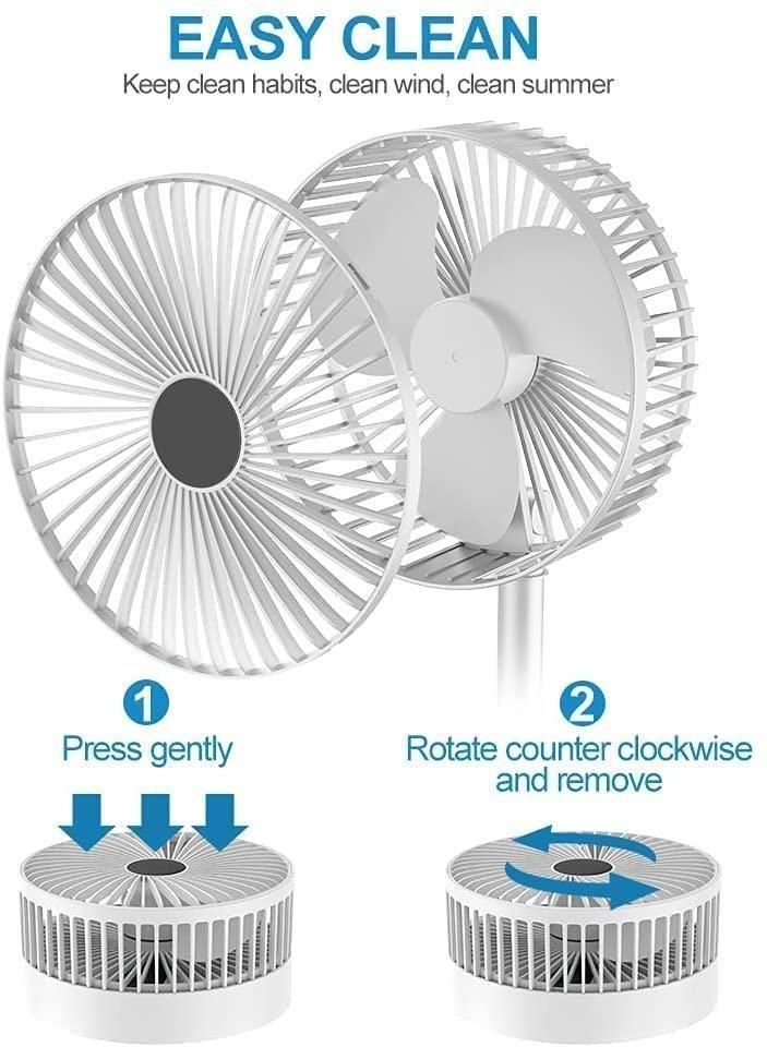 Rechargeable High Speed Table Desk Fan