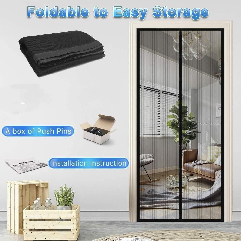 Net Magnetic Foldable Door Curtains