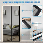 Net Magnetic Foldable Door Curtains