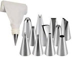 12 Piece Cake Icing Frosting Piping Bag