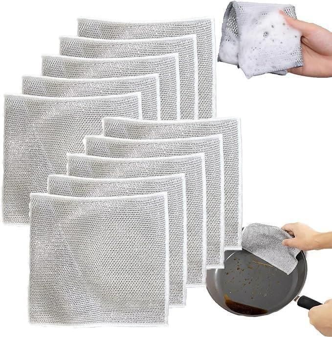 Wire Mesh Cleaning Cloth (Pack of 10)