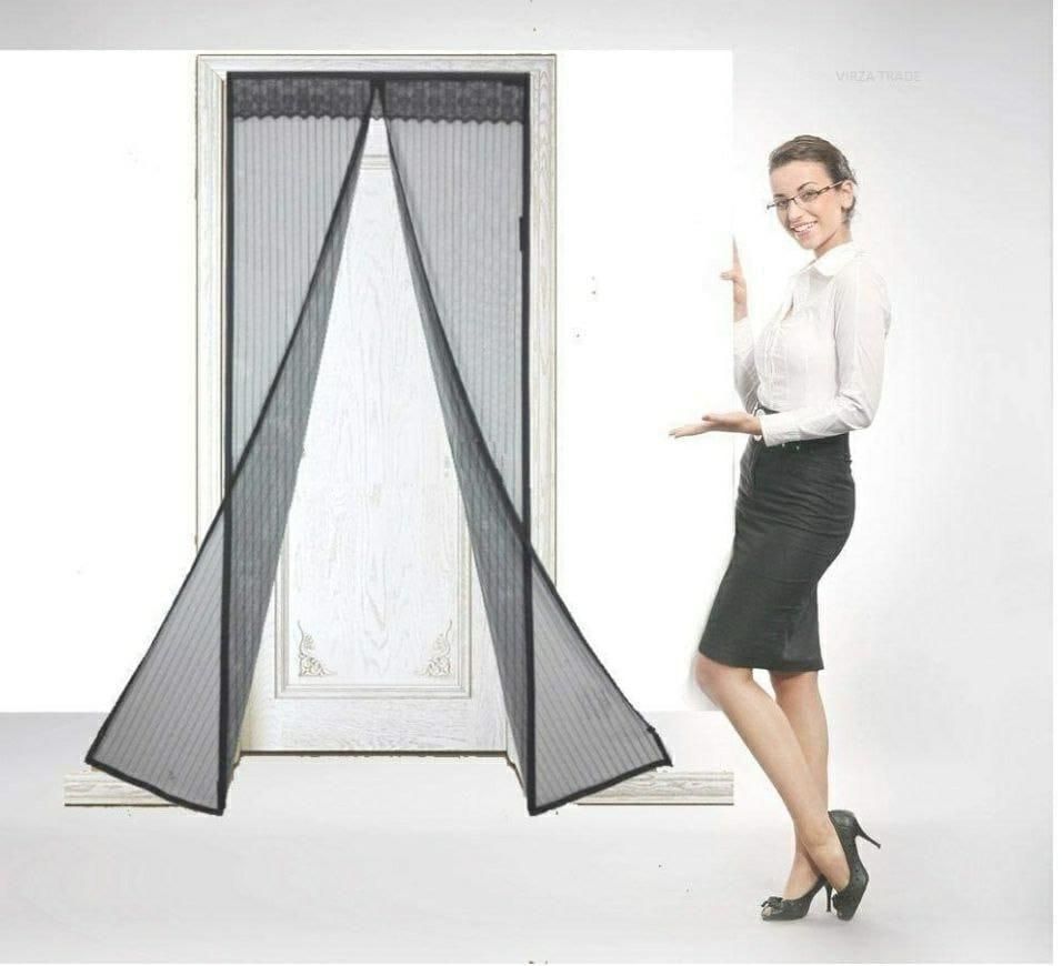 Net Magnetic Foldable Door Curtains