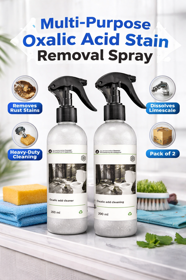 Multi-Purpose Oxalic Acid Stain Removal Spray 200ML (Pack of 2)