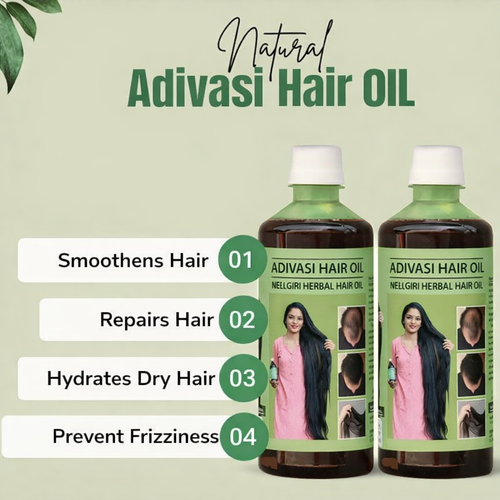 Adivasi Nilgeri Herbal Hair Oil 125ML (Pack of 2)