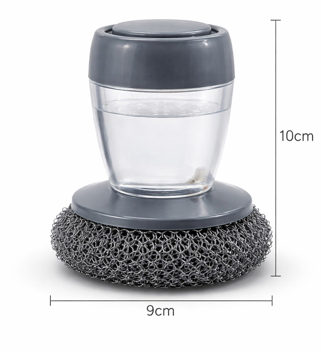 Kitchen Soap Dispensing Palm Brush (Pack of 2)